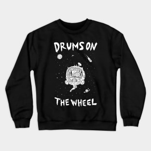 Drums On The Wheel - Aesp Rock - Illustrated Lyrics Crewneck Sweatshirt